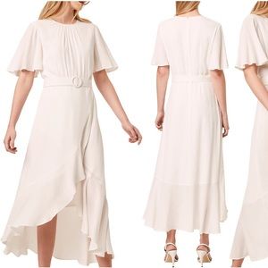 NWT French connection Emina belted midi dress